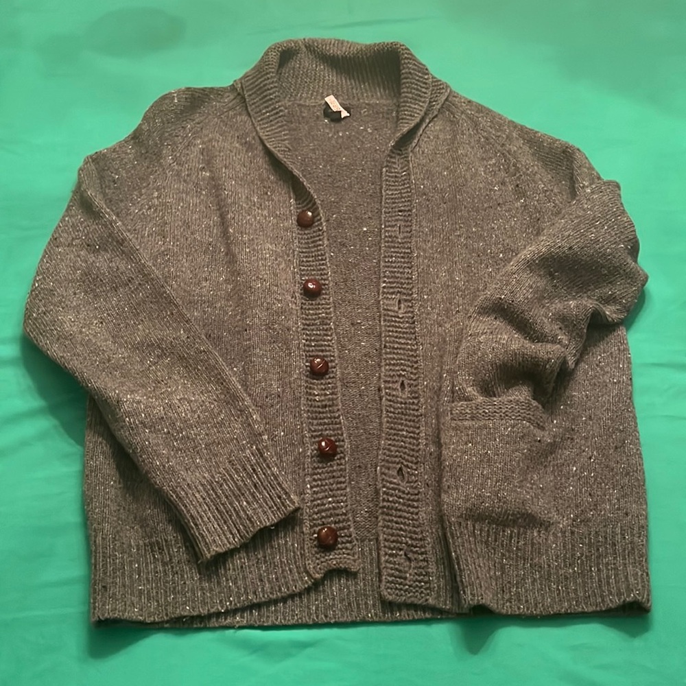 EUC J.Crew shawl collared cardigan